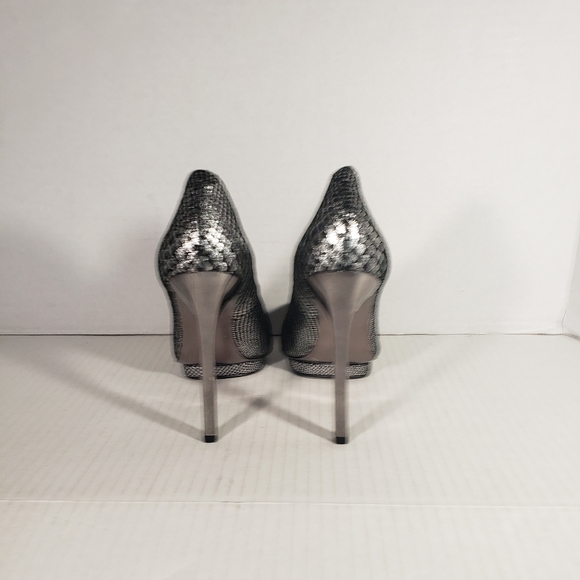 Women's BCBGMAXAZRIA 5in Snake Print Heels - Picture 5 of 6
